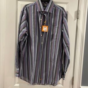 NWT Thomas Dean Button up shirt